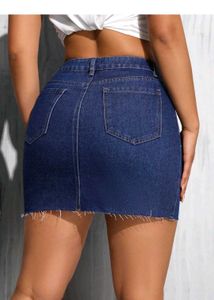 Denim Mini Skirt