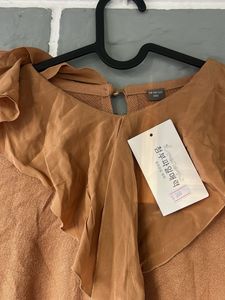 Ruffled Knit Sweater