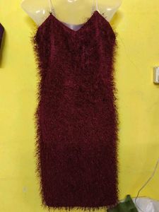 Fuzzy Mini Dress