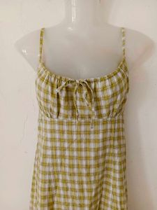 CUTE CHECKED DRESS
