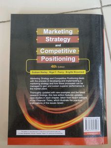 Marketing Strategy And Competitive Positioning