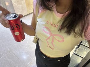Just A Girl Cropped Tee