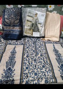 Inner Rayon And Outer Net Cloth Peach Colour Top