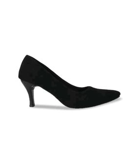 Shoetopia Pointed Toe Suede Slim Heel Pumps