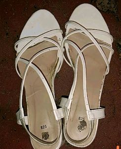 White Sandal For.
