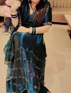 Jimmi Choo Saree Handwork