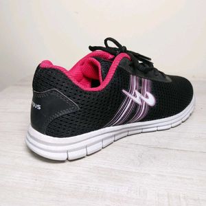 Campus Black And Pink Shoes