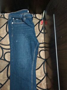 Dark Blue Denim Jeans