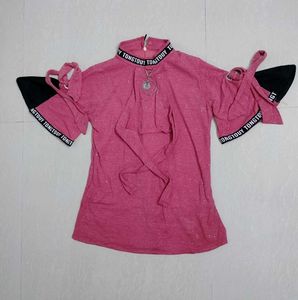Red Colour Party Wear Top