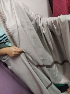 Greay Shawl With Beautiful bordar