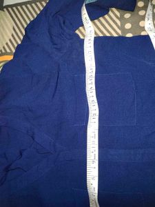 Navy Blue Long Sleeve Top