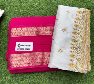 Mysore Crepe Sarees - Set of 10
