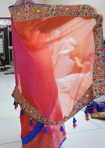 Beautiful Multicolour Saree
