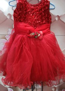 Red Gown For Girls