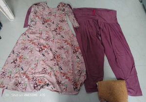 Floral Print Salwar Kameez Set