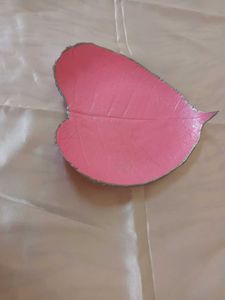 Pink Leaf Trinket Dish