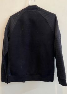 Cozy Black Bomber Jacket