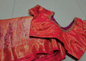 Elegant Red Banarasi Silk Saree