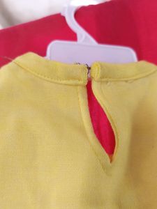 Baby Girl Dress With Full Sleeves And Pant