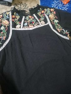 Floral Embroidered Top