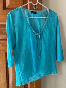 Mesh Cardigan Shrug