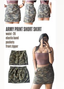 Camo Army Mini Skirt