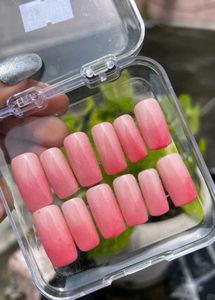 Pink Ombre Press-On Nails