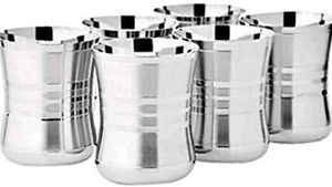 24-Piece Cutlery Set With Brown Handles&amp; 4 Glasses
