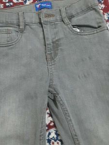 Stylish Olive Green Kids Jeans