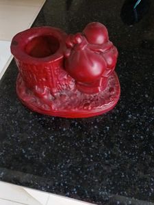 Laughing Buddha With Pen Stand