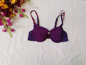 🇳🇿💫💗 Imported Purple Polka Dot Bra