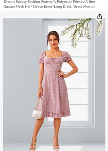 Dress Pink Floral L/XL