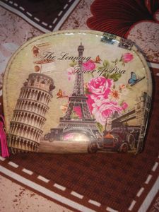 Vintage Travel Coin Purse
