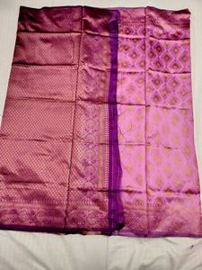 South Silk With Blouse Piece