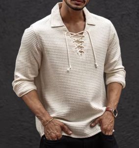 Size XXL Off-White Waffle Regular Fit Full Sleeves