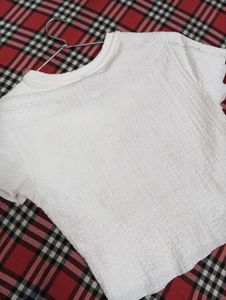 White Graphic Tee