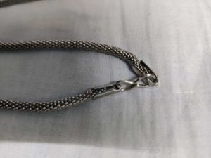 Silver Pearl Chain Necklaces (Set of 2)