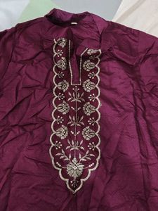 Elegant Embroidered Kurta