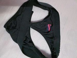 Selfcare Black Thong Panty