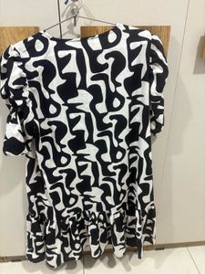 Abstract Print Mini Dress