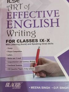 ICSE English Writing Book