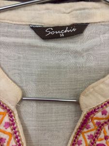 Souchii Mirror Work Kurta