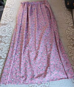 Floral Pink Maxi Skirt