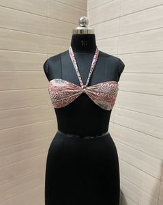 H&amp;M Imported Printed Bikini Top