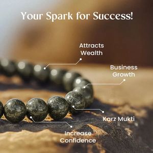 Raw Pyrite Bracelet (Money Magnet)