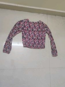 Sheer Leopard Print Blouse