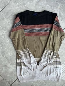 Chaps Colors Inc. Striped Sweater XL