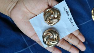 Golden Statement Earrings