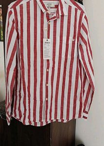 AERO Striped Button-Down Shirt