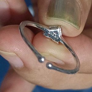 GIVA 925 Silver Heart Solitaire Ring For Women